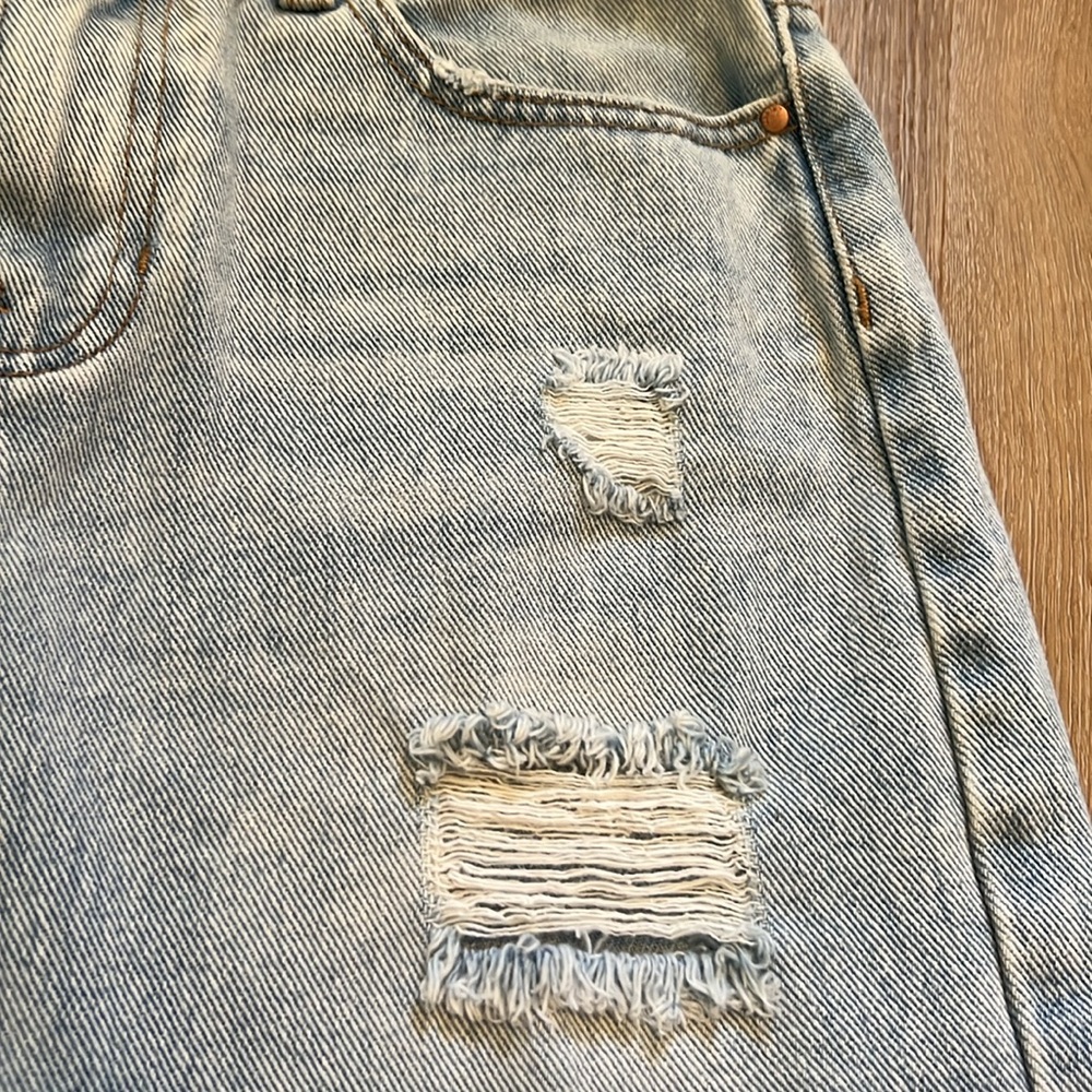 Pacsun distressed Jean skirt women’s size 23 - Picture 7 of 11